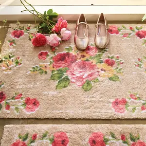 Hug Rug Vintage Rose Doormat - image 1