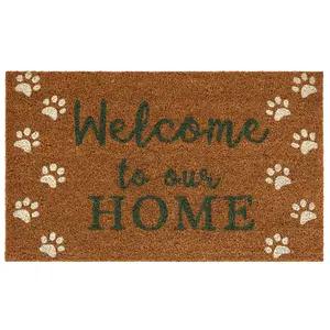 Hug Rug Welcome Paws Coir Doormat - image 2