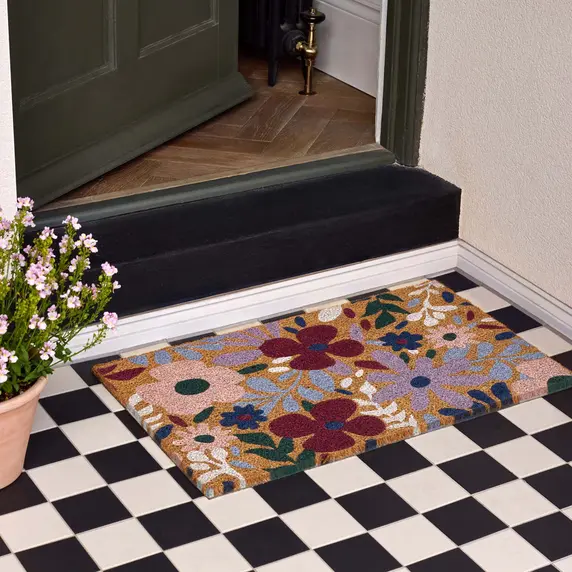 Hug Rug Wildflower Coir Doormat - image 1