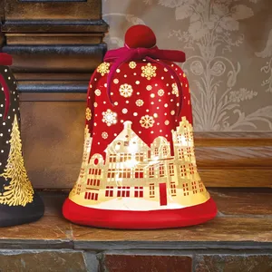 Illuminated Bell Lantern - Ruby