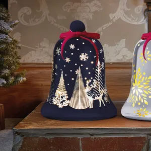 Illuminated Bell Lantern - Sapphire