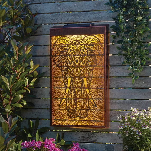 Illuminated Elephant Decorative Panel - image 1