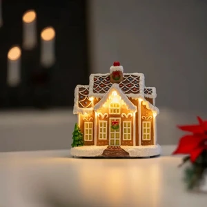 Illuminated Gingerbread House - Medium