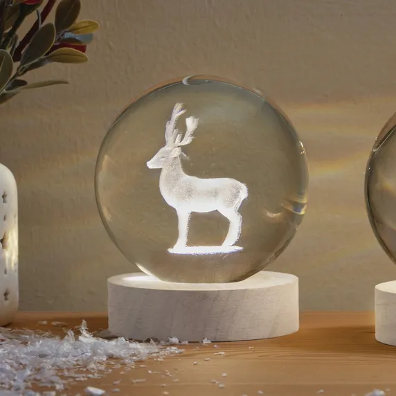 Illuminated Stag Globall