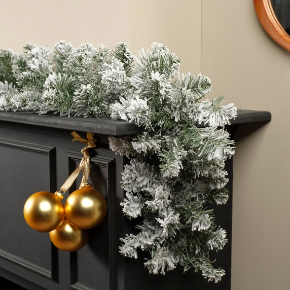 Imperial Snowy Artificial Garland - Large - image 2