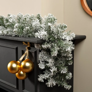 Imperial Snowy Artificial Garland - Large - image 2