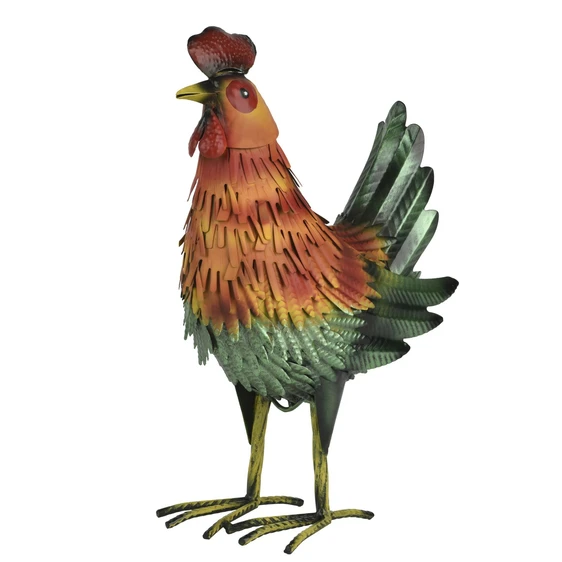 Iron Chicken Garden Ornament