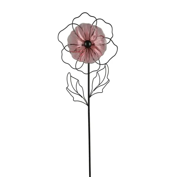 Iron Flower Garden Stake - image 3