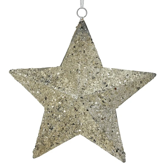 Iron Glitter Hanging Star