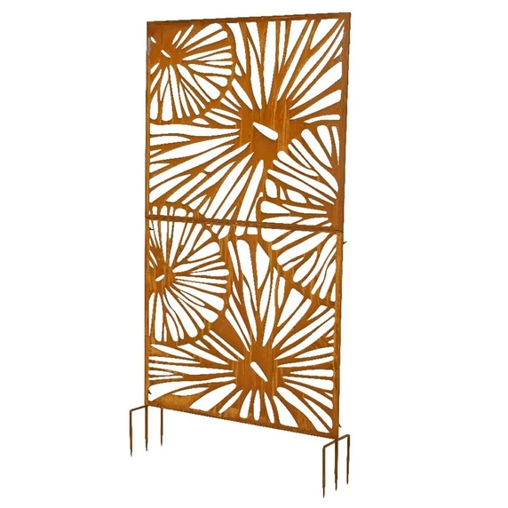 Iron Screen Flower Rust - Medium