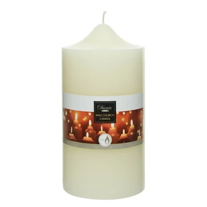 Ivory Pillar Candle - 10x20cm