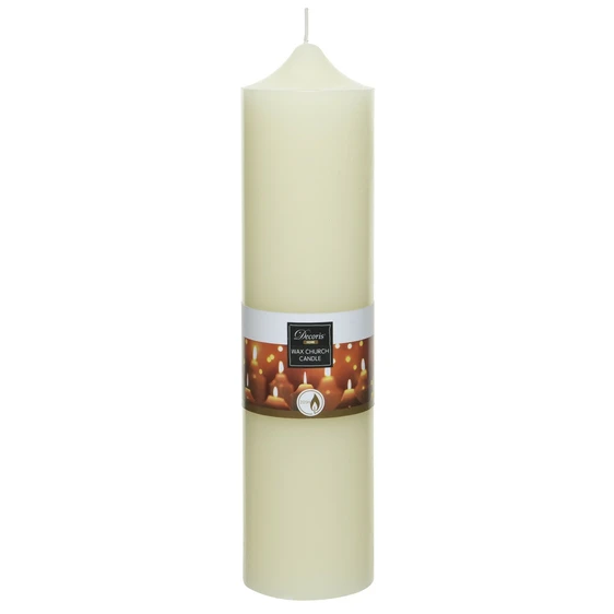 Ivory Pillar Candle - 7x30cm