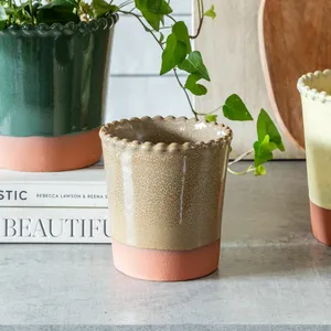 Ivyline Adeline Mocha Planter 14cm - image 1