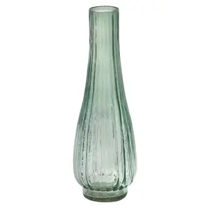 Ivyline Airlie Ribbed Stem Sage Green Vase - image 2