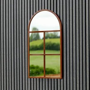 Ivyline Archway Outdoor Mirror - Natural Rust - image 1