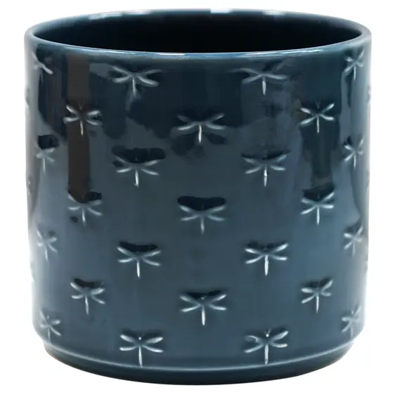 Ivyline Arley Blue Dragonfly Planter - Small - image 1