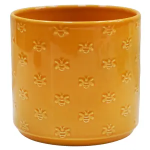 Ivyline Arley Yellow Bee Planter - Small - image 1