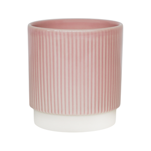 Ivyline Athens Ribbed Pink Planter - Small - image 1