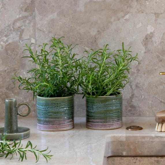 Ivyline Avonlea Green Planter 16cm - image 1