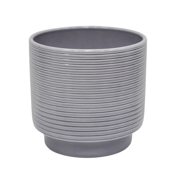 Ivyline Berlin Grey Planter 10cm