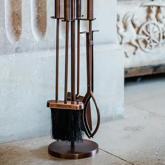Ivyline Copper Fireside Companion Set - image 1