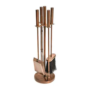 Ivyline Copper Fireside Companion Set - image 2