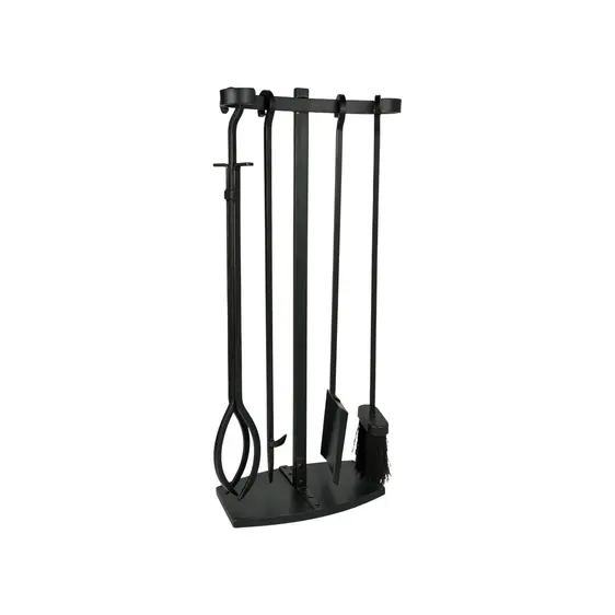Ivyline Black Fireside Companion Set