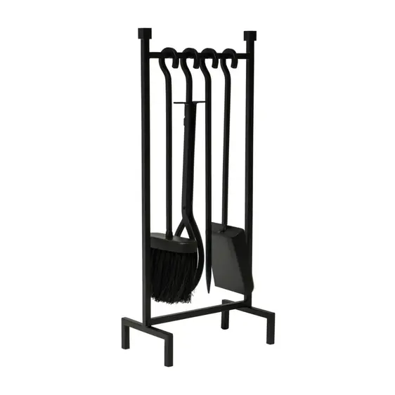 Ivyline Black Hanging Rack Fireside Companion Set - image 2