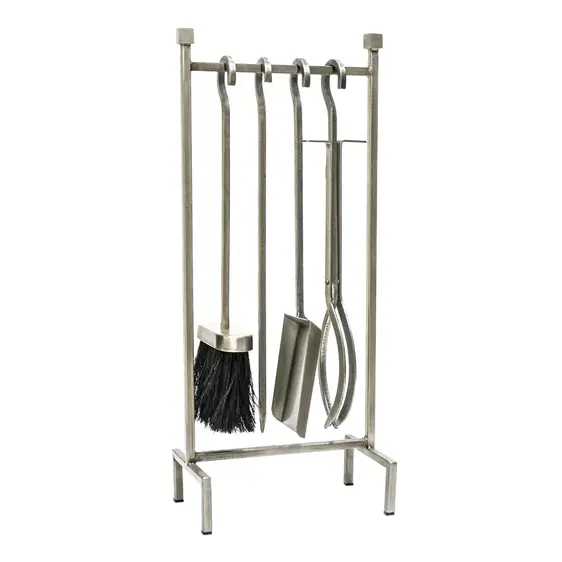 Ivyline Iron Hanging Rack Fireside Companion Set