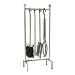Ivyline Iron Hanging Rack Fireside Companion Set