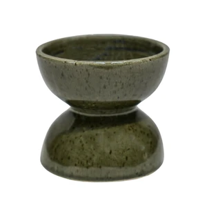 Ivyline Bowen Moss Pillar Candle Holder - Small