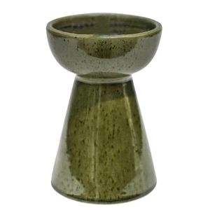 Ivyline Bowen Moss Pillar Candle Holder - Medium