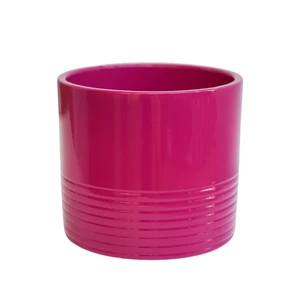 Ivyline Cyclamen Straight Sided Planter - Pink - image 2