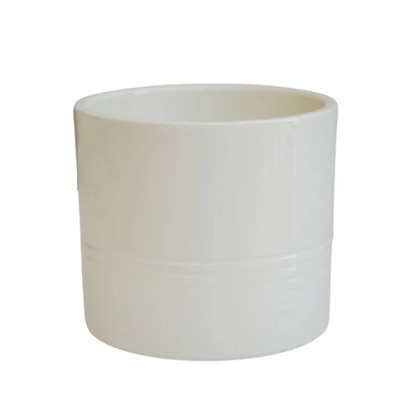 Ivyline Cyclamen Straight Sided Planter - Cream - image 2