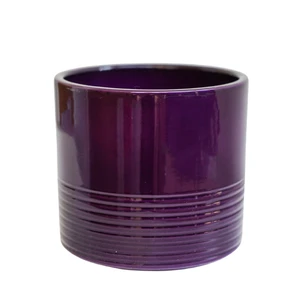 Ivyline Cyclamen Straight Sided Planter - Violet - image 2