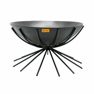 Ivyline Dakota Black Fire Pit - Wide - image 2