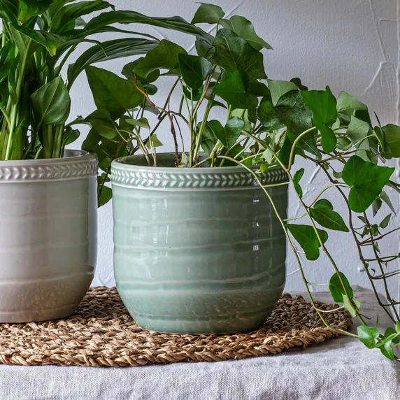 Ivyline Delphine Sage Planter 13cm - image 1