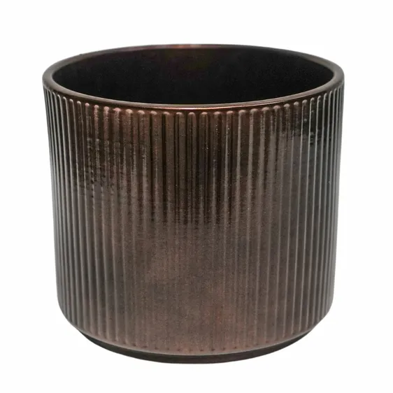 Ivyline Denver Walnut Planter - Medium - image 1