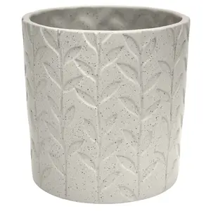 Ivyline Fairford Stone Leaf Planter - image 2