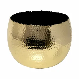 Ivyline Hammered Gold Planter - Small - image 2