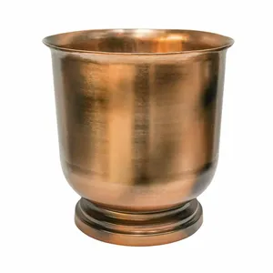 Ivyline Hampton Copper Plant Urn - Wide