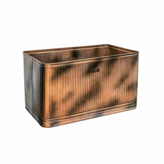 Ivyline Hampton Copper Rectangular Planter - Medium - image 2