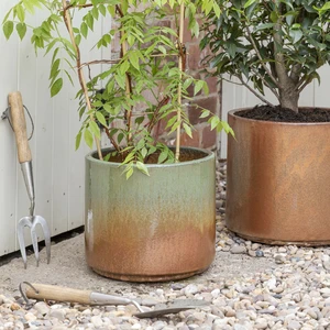 Ivyline Hazelton Forest Copper Planter 24cm - image 1