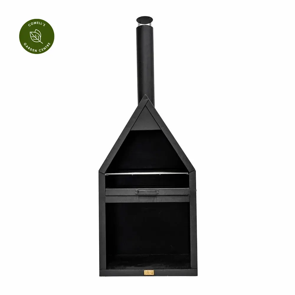 Ivyline Henley Black Fireplace with Grill Cowell s Garden Centre