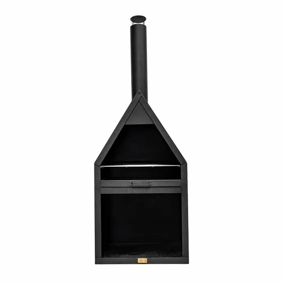 Ivyline Henley Black Fireplace with Grill - image 3