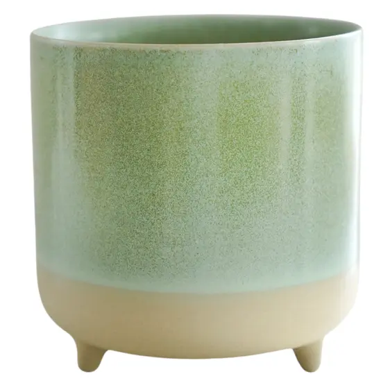 Ivyline Jolie Mint Reactive Glaze Planter - Medium - image 1