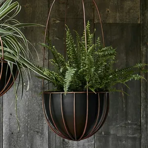 Ivyline Kensington Copper Hanging Planter - Large - image 3