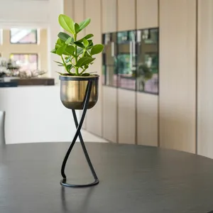 Ivyline Kensington Round Planter on Stand - Narrow - image 2