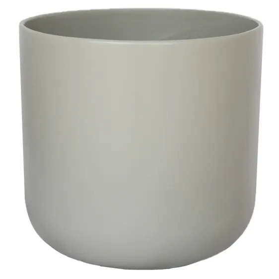 Ivyline Lisbon Light Grey Planter Ø18cm - image 1