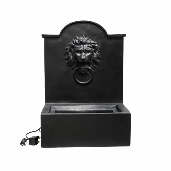 Ivyline Luxury Lion Water Feature - Granite - image 2